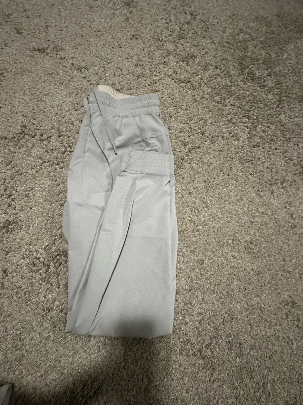 Lululemon Men's Light Gray drawstring joggers